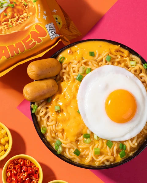 OTOKI Cheesy Ramen Cheddar Pack Of 5 π§π β serving suggestion, photo 2