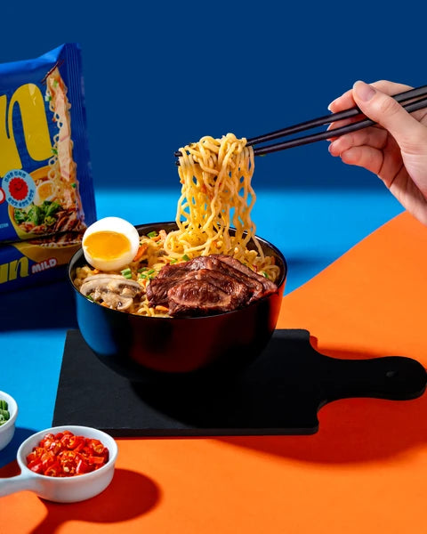 OTOKI JIN Mild Ramen Noodles Pack Of 5 π β serving suggestion, photo 3