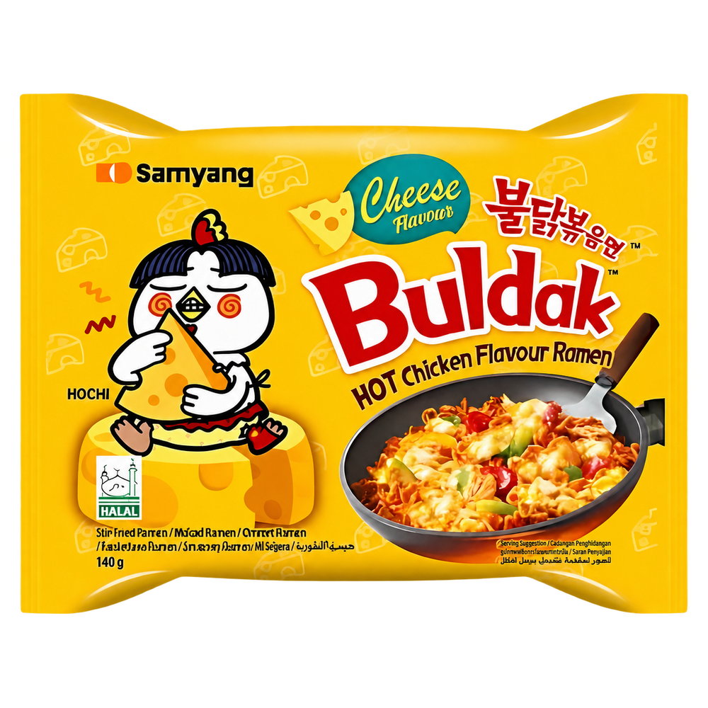 Samyang Buldak Cheese Hot Chicken Flavour Ramen – 140g packet