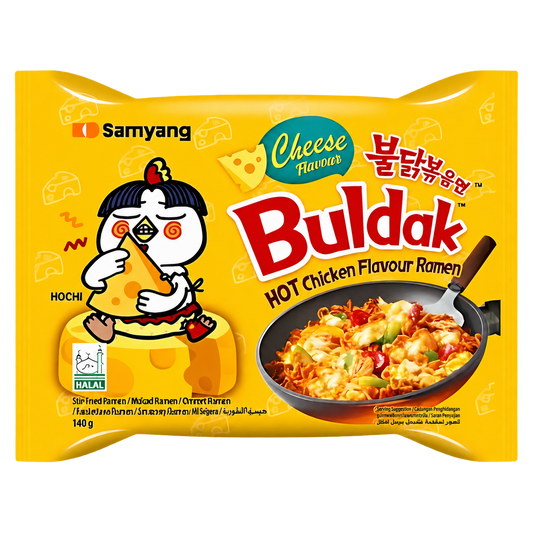Samyang Buldak Cheese Hot Chicken Flavour Ramen — 140g product packaging