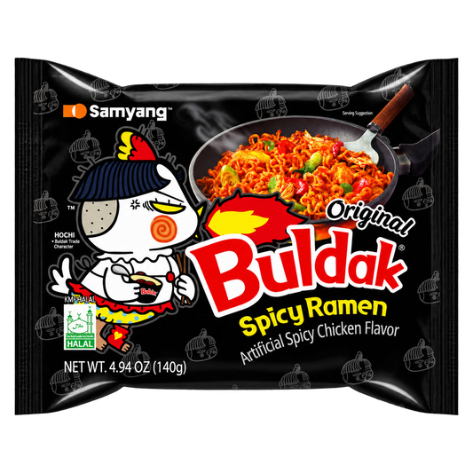 Samyang Buldak Original Hot Chicken Flavour Ramen — 140g product packaging