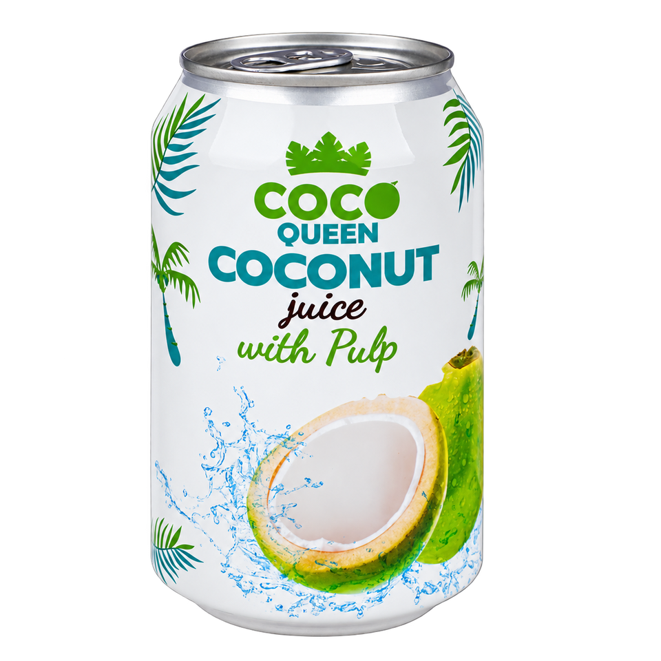 Coco Queen Coconut Juice with Pulp – 310ml