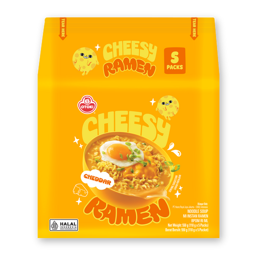 OTOKI cheddar five — original packaging with transparent background
