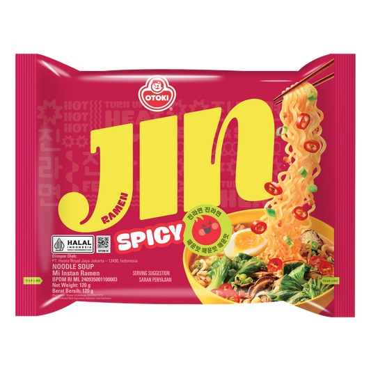 OTOKI jin spicy — original packaging with transparent background