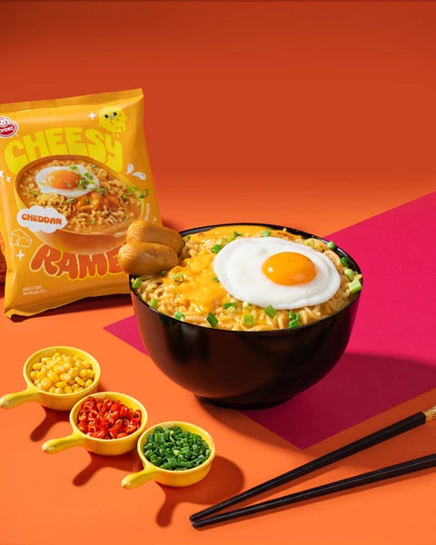 OTOKI Cheesy Ramen Cheddar Pack Of 5 🧀🍜 — serving suggestion, photo 1